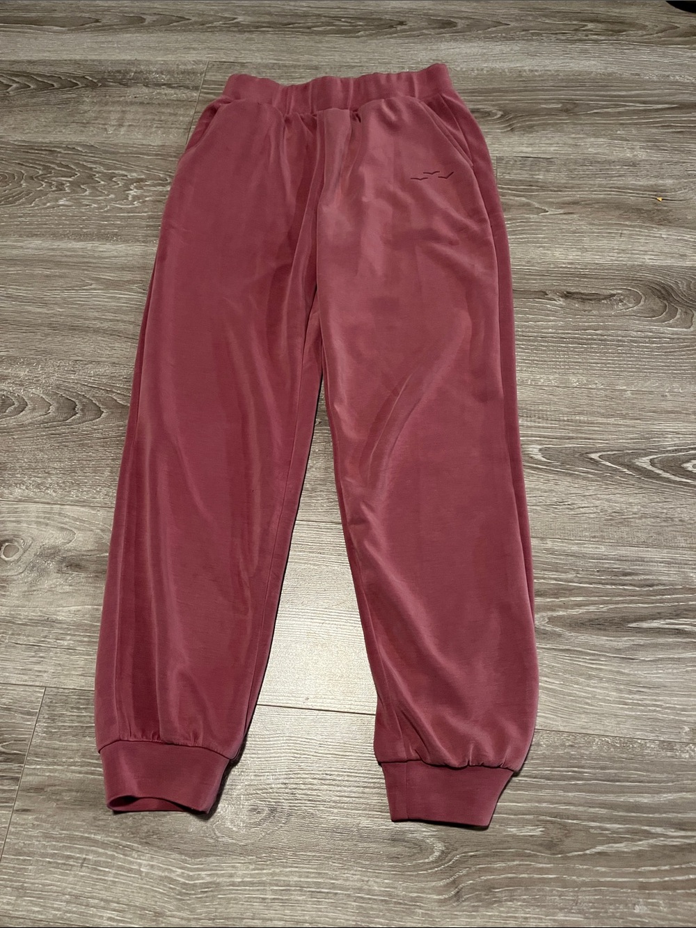 Lazypants lounge small medium 38% modal Jogger sweat Pants - dusty rose